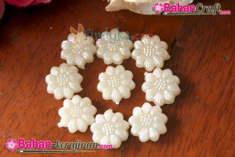 bahan kerajinan mutiara belah bunga matahari putih tulang bahan kerajinan mutiara belah bunga matahari putih tulang
