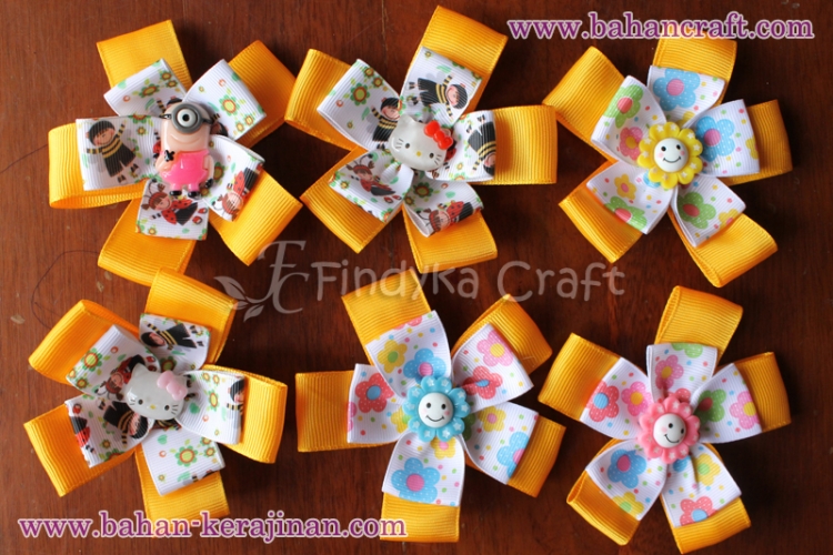 findyka craft bunga grosgrain tumpuk resin kuning tua findyka craft bunga grosgrain tumpuk resin kuning tua