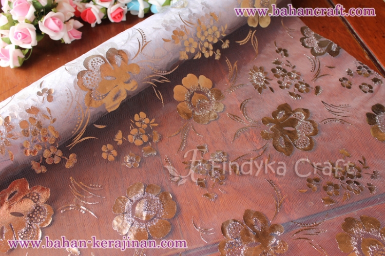 findyka craft kain kaca bunga metalik silver 50x50cm findyka craft kain kaca bunga metalik silver 50x50cm