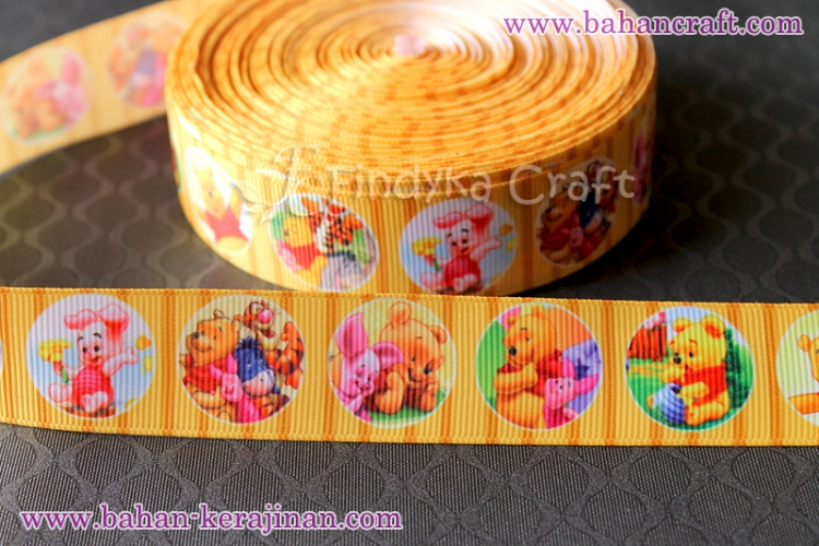 bahan kerajinan pita grosgrain winnie the pooh bahan kerajinan pita grosgrain winnie the pooh
